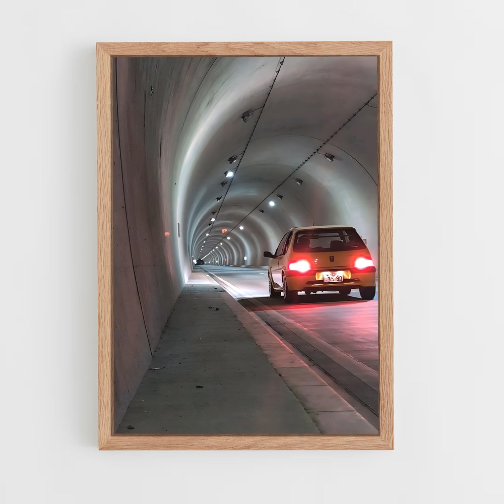 Poster Tunnel de Lumières – affiche Peugeot (vue 4)